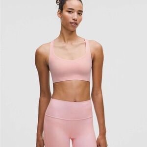 lululemon athletica Light Pink Sports Bra